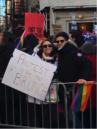 protest brunch